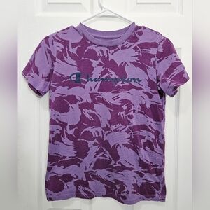 Girls Champion Tee size L purple